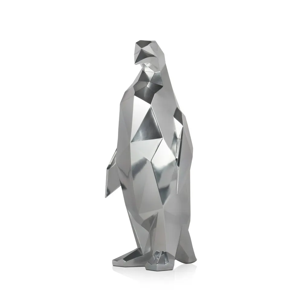 家庭用リビングルーム用カスタムアート抽象インテリアモダンペンギン彫刻家具