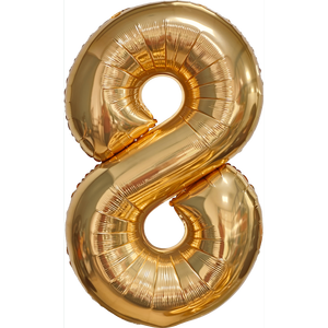 Globo Dorado con el Número 1, Modelo 50213, para Fiestas, Graduaciones, Día de la Madre, Año Nuevo Chino - Product Image 3