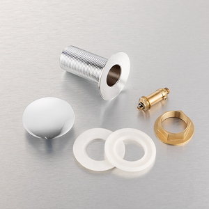 Joyhoo Robinet de vidange pop-up moderne pour <span class=keywords><strong>lavabo</strong></span> de salle de bain, norme brésilienne, en laiton chromé, avec bouchon de vidange - Product Image 4