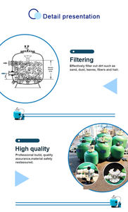 Filtre à sable portable en fibre de verre Guangdong Water Crown pour piscine, accessoires de piscine domestique, vente directe d'usine, haute pression, grande capacité - Product Image 6