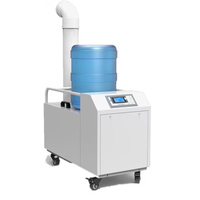 Humidificateur Électrique Industriel Grande Capacité Ultrasonique Brume Froide 3L 6L 9L Max 50L/H Plastique Domestique