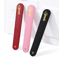 Pagaie de fessée en cuir premium, longue, imprimée, pour fessées, équipement de bondage de luxe, jouets sexuels pour adultes pour couples