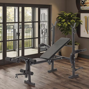 Equipamento dobrável ajustável do Gym do banco do peso da aptidão do ferro do metal do logotipo personalizado de capacidade elevada para cenários múltiplos - Product Image 1