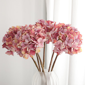 2023 ultimi <span class=keywords><strong>fiori</strong></span> decorativi da sposa di alta qualità Real Feel <span class=keywords><strong>fiori</strong></span> secchi naturali conservati ortensia - Product Image 2