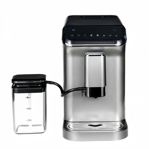 Machine à café expresso automatique 2 en 1 CE CB avec système de mousseur à lait en acier inoxydable Cafetera Expreso pour usage commercial - Product Image 2