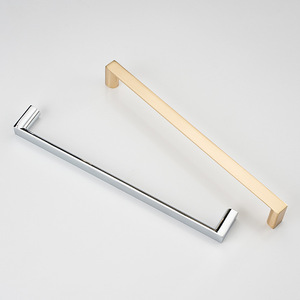 Modern Minimalist Zinc Alloy Cabinet <b>Door</b> Drawer <b>Knobs</b> for Wardrobe Cabinet Dresser Drawer-Easy Installation Flat Shape - Product Image 1