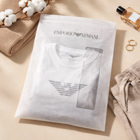 Sacs d'emballage pour vêtements biodégradables avec fermeture éclair, sacs pour vêtements écologiques personnalisés imprimés pour la marque, vêtements, pulls