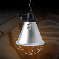 Support de lampe chauffante E27 avec abat-jour isolant, lampe chauffante pour poussins, porcelets et volailles, équipement de chauffage pour élevage en ferme