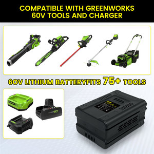 Batterie de remplacement 60V 4Ah 5Ah 6Ah compatible avec la batterie Green Works Max 60V pour outil électrique sans fil B60A03 LB60A02 LB60A00 - Product Image 4