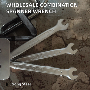 Factory Wholesale Price Metric DIY OEM Adjustable Combination Spanner Wrench Open End with Chrome Vanadium Steel at Bulk Price - Product Image 2