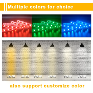 Striscia LED ad alta efficienza CRI 80 90 95 RGBTW RGBWW 60 LED/m SMD5050 5-in-1 12V RGBWW RGBTW Dual White UCS2905 - Product Image 5