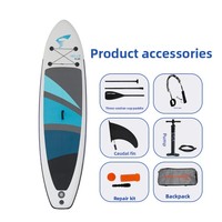 Fabricant - Vente en gros - Wind Shark Blue Air-Inflatable SUP HP-01-B - Modèle en EVA - Loisirs pour adultes - Yoga - Surf