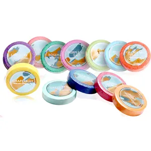 KOUNISH-Tabletas de bombas de baño, Mini Bola de fragancia Unisex, para baño, sal, corporal, Spa, ducha, suministros de baño