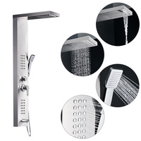 Ensemble de panneaux de douche muraux de haute qualité en gros, panneau de douche de salle de bain, luxe