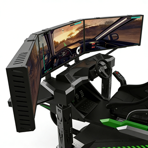 Nuovo Design Moderno di Simulatore di Guida con Cockpit Elegante e Ritagli Geometrici per un Look Industriale e <span class=keywords><strong>Sportivo</strong></span> - Product Image 4