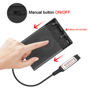 DC 5V USB LED 스트립 5050 방수 RGB LED 라이트 1M 2M RF 17Key 원격 제어 용 TV 스케이트 보드 자전거 빛나는 신발 - Product Image 3