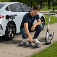 Câble d'extension V2L et déchargeur EV 16A 3600W de puissance maximale avec prises Schuko et universelles pour le camping en extérieur