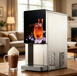 Dispensador <span class=keywords><strong>de</strong></span> Hielo y <span class=keywords><strong>Cerveza</strong></span> <span class=keywords><strong>de</strong></span> Acero Inoxidable <span class=keywords><strong>de</strong></span> Alto Rendimiento, Estilo Cafetería, con 2 Grifos, Grado Alimenticio, para Uso en Eventos y Restaurantes - Product Image 3