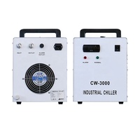 Refroidisseur d'eau industriel CW-3000 AC 110V 220V pour machine de gravure et de découpe laser CO2 60W 80W et refroidisseur d'eau pour broche CNC