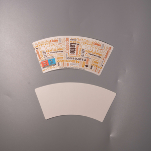 Gobelets en papier recyclables de qualité alimentaire, double face, enduits de PE, avec impression personnalisée pour les gobelets à boissons - Product Image 1