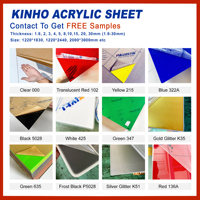 Plaques en acrylique coulé PMMA Fullux Lucite transparentes en Perspex, 1220*2440mm, 4x8Ft, 4x6Ft, 3mm, 5mm, 6mm, 2x3m