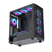 Lovingcool nouveau Design E-ATX rvb jeu bureau côté verre trempé boîtier d'ordinateur et tour pleine tours maille panneau avant châssis PC