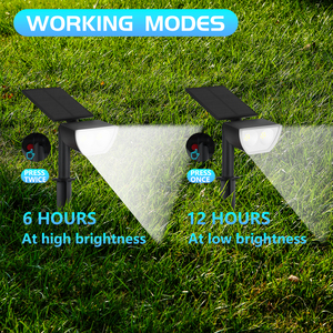 Lumière solaire extérieure de paysage <span class=keywords><strong>d</strong></span>'ABS imperméable <span class=keywords><strong>d</strong></span>'IP65 avec le mur et le sol insérés pour le projecteur solaire fendu de mur de pelouse de jardin - Product Image 5