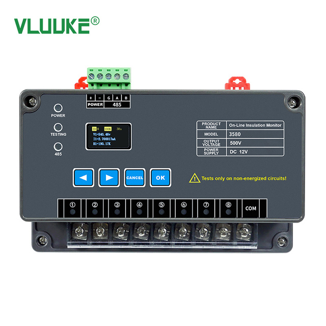 VLUUKE VKCR3580 Digital Tester Online Detector High Accuracy Resistance Meter with 220V Voltage