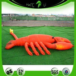 Décoration de toit, modèle de <span class=keywords><strong>homard</strong></span> gonflable personnalisé, énorme écrevisse gonflable avec éclairage - Product Image 6