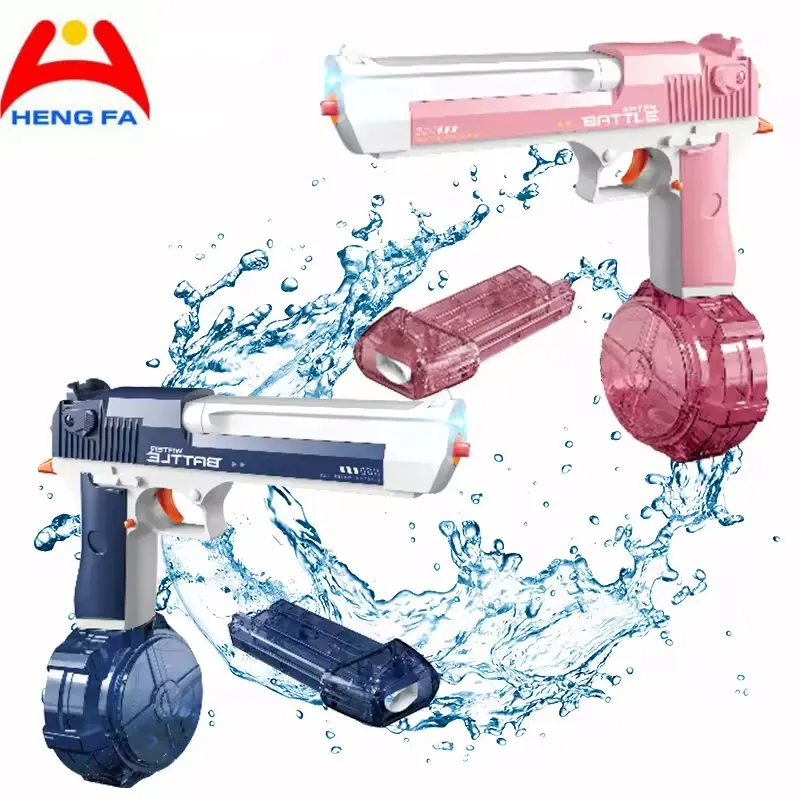 새로운 플라스틱 화재 글록 G19 총 권총 De Agua Electrica 전자 자동 전기 물총 장난감