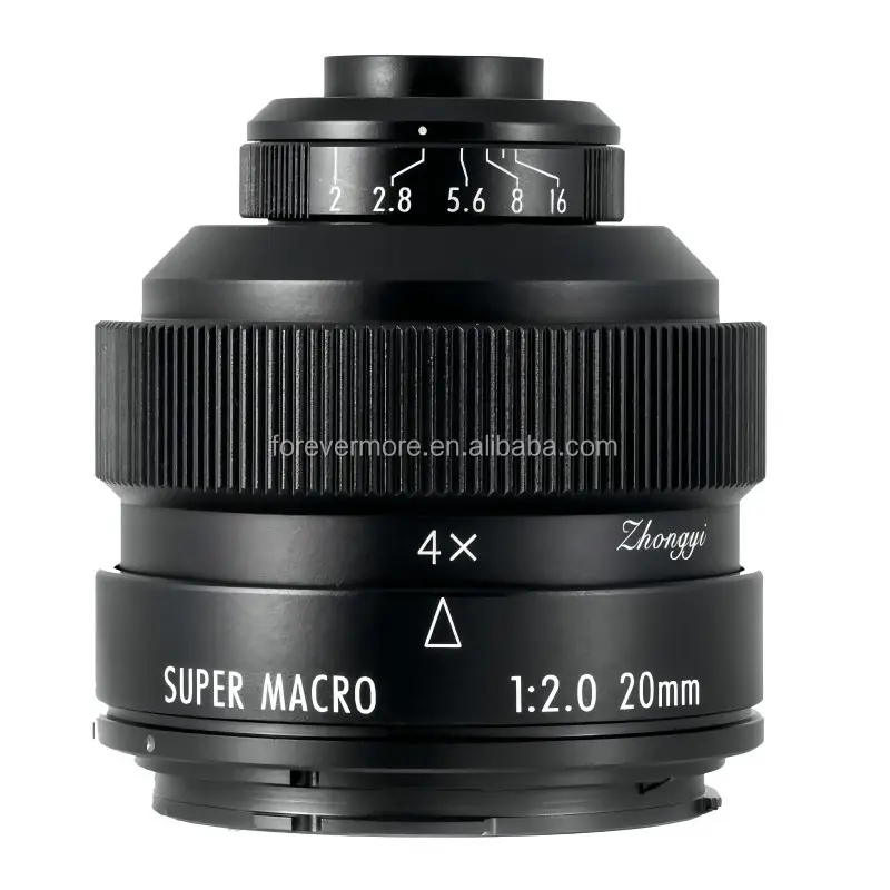 Low magnification microscope lens Compact and easy to carry High magnification and large depth of field 20mm F2 Marco MF lens