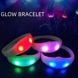 15 צבע הוביל שלט שלט רחוק אור-צמיד סיליקון קליע קונצרט שנתי probands פרומו <span class=keywords><strong>wristbands</strong></span> בסדר - Product Image 4