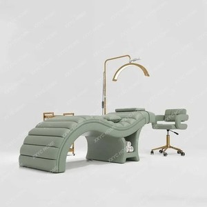 <span class=keywords><strong>Table</strong></span> de <span class=keywords><strong>massage</strong></span> <span class=keywords><strong>hydraulique</strong></span> pour salon de beauté, lit incurvé pour extensions de cils - Product Image 3