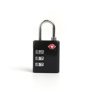 YH1053 <span class=keywords><strong>Cadenas</strong></span> de voyage <span class=keywords><strong>TSA</strong></span> à 3 chiffres en alliage de zinc, <span class=keywords><strong>cadenas</strong></span> à combinaison durable antivol pour bagages, utilisation de la porte, déverrouillage par mot de passe - Product Image 3