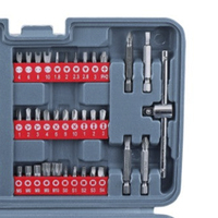 Kit d'outils complet pour usage professionnel, ensemble de 126 embouts de tournevis, douilles, poignées, seau, OEM