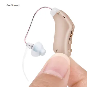hearing aid bte ricevitore Suppliers-Multi-Canali Ricevitore Digitale Ricaricabile BTE Hearing Aid Invisibile in Canale RIC Apparecchi Acustici Con Open Fit