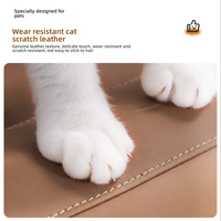 Lit pour chat moderne résistant à l'humidité et à la moisissure, maison pour animaux de compagnie en cuir universelle pour chats, écologique, durable, toutes saisons, solide