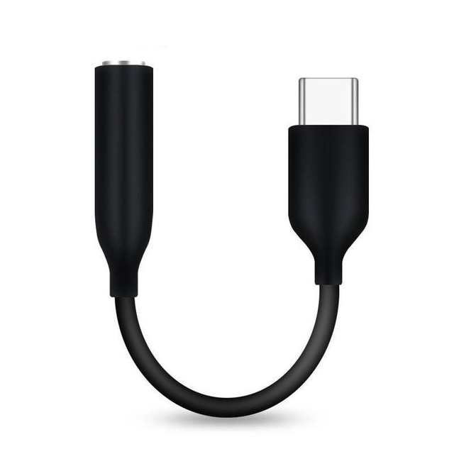 Type C Earphone Adapter Cable OTG AUX-Type C Audio Headphone Adapter 3.5MM-USB-C Adapter Cable