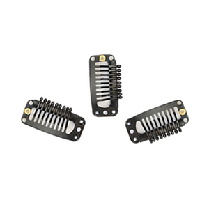 9-shot <b>clip</b> <b>Snap</b> Comb <b>Clip</b> for Hair Extension Wig Attachment Durable <b>Clip</b> for Daily and Salon Use - Product Image 1