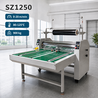 Machine à plastifier grand format SZ1250 1200 mm, plastifieuse industrielle à rouleaux pour l'impression et l'emballage