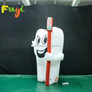 Fuyi balon gigi raksasa iklan tiup model gigi Promosi gigi balon gigi tiup - Product Image 4