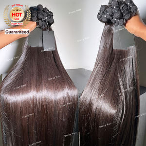 20 anni di vendita all'ingrosso di capelli vergini completamente allineati con cuticole 100% di capelli umani vergini Remy naturali cambogiani - Product Image 3