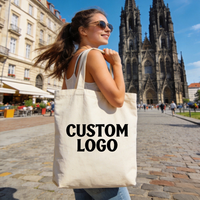 Sacs fourre-tout en toile de coton surdimensionnés CHEERS avec logo personnalisé, réutilisables, durables, grands sacs de courses