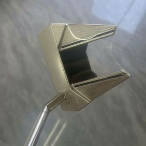 Nouveau <span class=keywords><strong>putter</strong></span> de golf mallet 2026 à <span class=keywords><strong>MOI</strong></span> élevé, en acier inoxydable fraisé CNC, avec poids réglable personnalisé, pour le golf social - Product Image 3