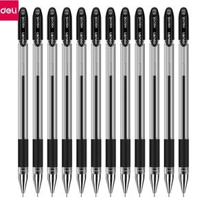 Deli Xscrol Gel Pen 0.5mm Needle Tip Black Ink Student Office Writing Pen - Product Image 1