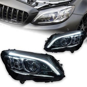 Repuestos de Auto, Faro Delantero Tricolor BQD07, Conjunto de Faro Delantero Modificado, Lámpara Antiniebla para Mercedes-Benz W205 2015-2021 - Product Image 2
