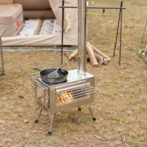 Poêle à bois en acier inoxydable pour le camping en plein air, pour le chauffage <span class=keywords><strong>de</strong></span> la tente - Product Image 3