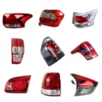 Pièces détachées automobiles pour garage : Demi-ensemble de feux arrière rouge transparent pour Isuzu D-MAX 2003 Pickup, feu stop arrière et clignotant