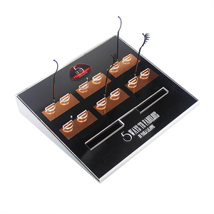 काउंटरटॉप सुंदर ऐक्रेलिक मेकअप कॉस्मेटिक डिस्प्ले क्लासिक आईलैश डिस्प्ले स्टैंड आईलैश 6 लैश स्टिक ऑर्गनाइज़र के साथ - Product Image 5