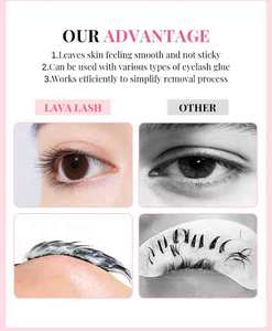 Removedor de Pestañas Sky Zone Coreano al por Mayor, con Extractos Vegetales Ecológicos, Limpiador de Pegamento para Pestañas Personalizado de 15g, Alta Calidad - Product Image 4